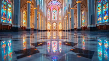 Photo of church interior designの素材
