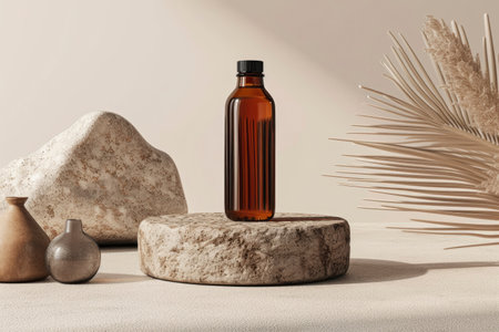 Photo of blank glass bottleの素材