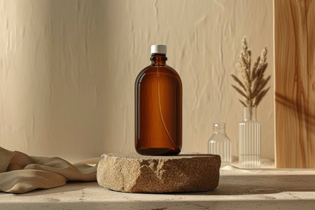 Photo of blank glass bottleの素材