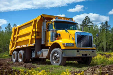 Photo of a truckの素材