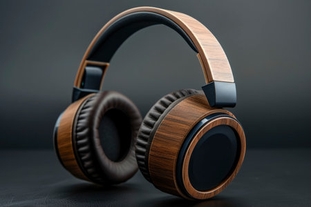 Photo of a wireless headphoneの素材
