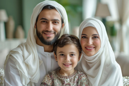 Photo of islamic familyの素材