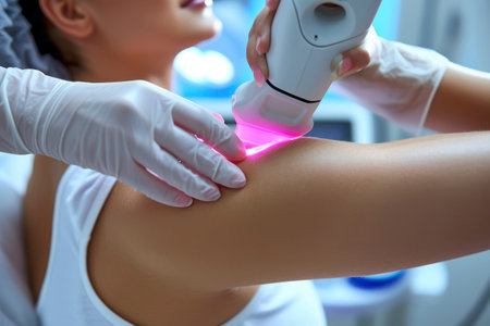 Photo of woman skin care treatmentの素材