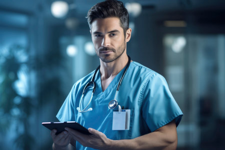 Photo of a professional nurseの素材