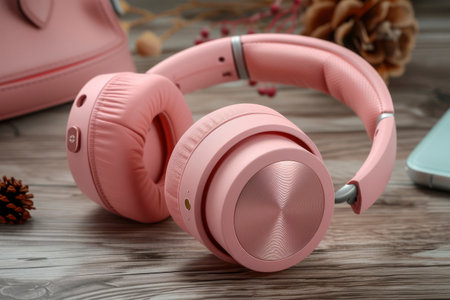 Photo of a wireless headphoneの素材