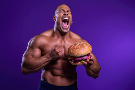 Photo of a bodybuilderの素材