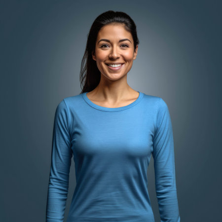 Blank t-shirt mockup template for designの素材