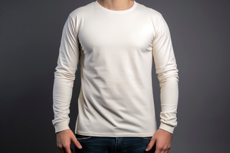 Blank t-shirt mockup template for designの素材