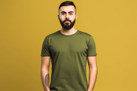 Blank t-shirt mockup template for designの素材