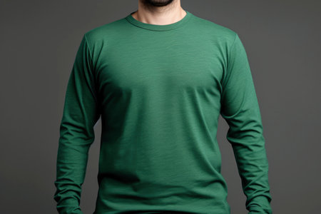 Blank t-shirt mockup template for designの素材
