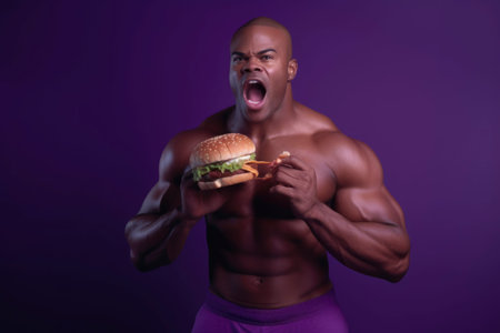 Photo of a bodybuilderの素材