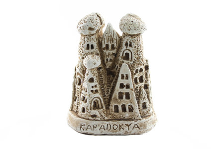 souvenir cappadocia of turkey in islolatedの写真素材