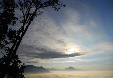 Morning Sun Sky 1の写真素材