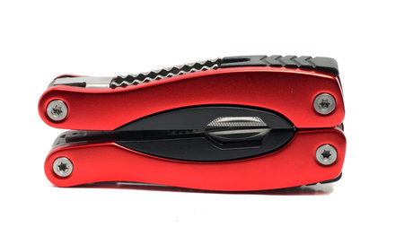 multi tool pliers with red handles