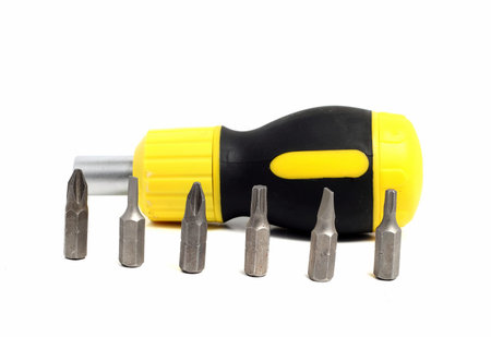 functional screwdriver with interchangeable inserts