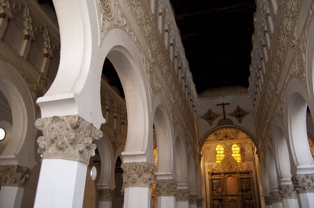 Picture of a cathedral and ruins in Europe.の写真素材