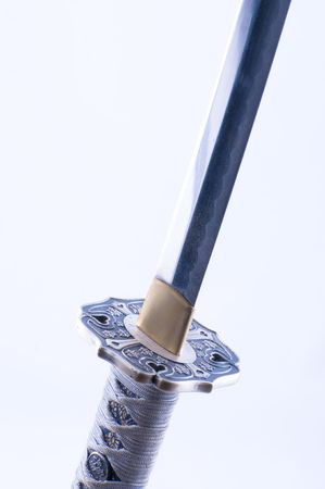 Picture of a samurai´s sword with nice details.の写真素材