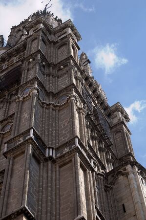 Picture of an old cathedral from spain.の写真素材