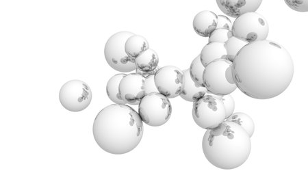 Shinny spheres´ illustrationの写真素材