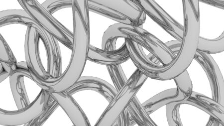 Shine ring´s picture over white backgroundの写真素材