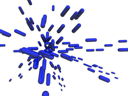 Capsules illustration over white backgroundの写真素材