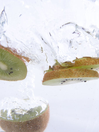 Fresh fruit´s picture over white backgroundの写真素材