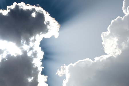 Picture of a sky with clouds