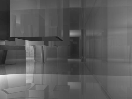 Room´s illustration with shine and glossy effects.の写真素材