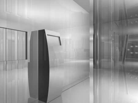 Room´s illustration with shine and glossy effects.の写真素材
