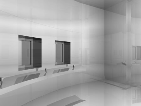 Room´s illustration with shine and glossy effects.の写真素材