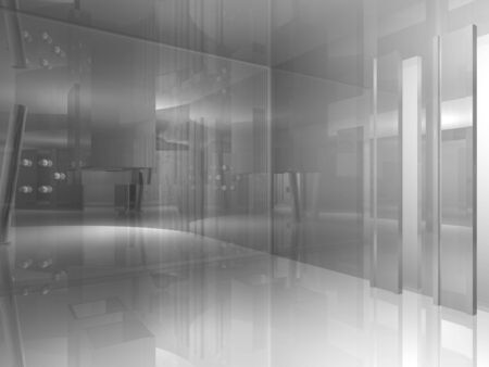 Room´s illustration with shine and glossy effects.の写真素材