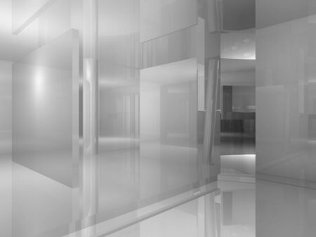 Room´s illustration with shine and glossy effects.の写真素材