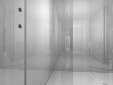 Room´s illustration with shine and glossy effects.の写真素材