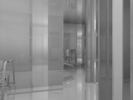 Room´s illustration with shine and glossy effects.の写真素材