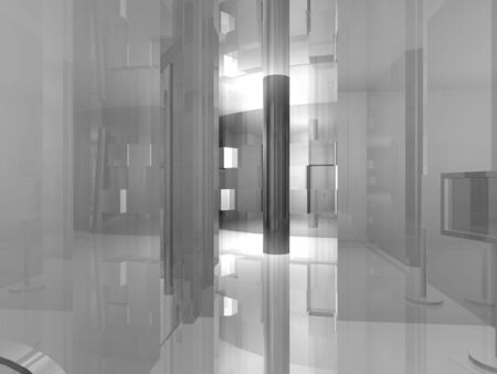 Room´s illustration with shine and glossy effects.の写真素材