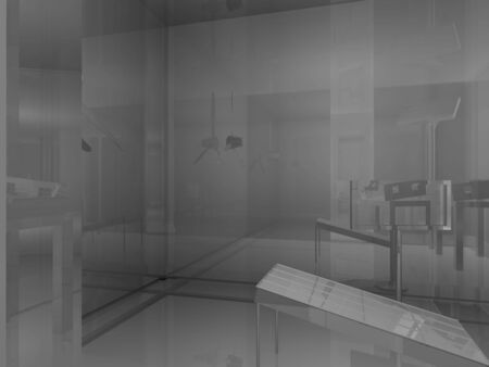 Room´s illustration with shine and glossy effects.の写真素材