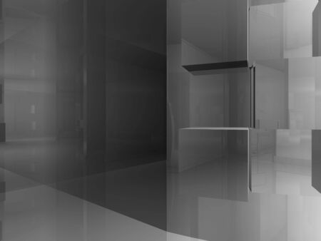 Room´s illustration with shine and glossy effects.の写真素材
