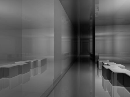 Room´s illustration with shine and glossy effects.の写真素材