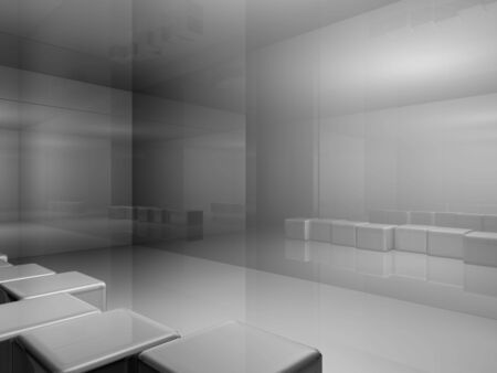 Room´s illustration with shine and glossy effects.の写真素材