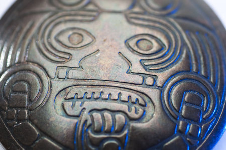 Jewels picture over white background. Close-up.Isolatedの写真素材