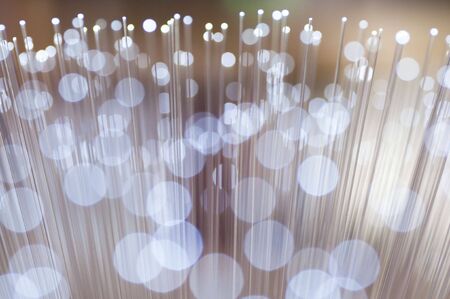 Optical fiber picture with details and light effects.の写真素材