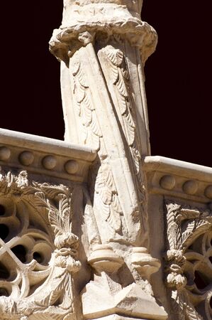 Classic sculpture picture with nice textures. Renaissance style. の写真素材