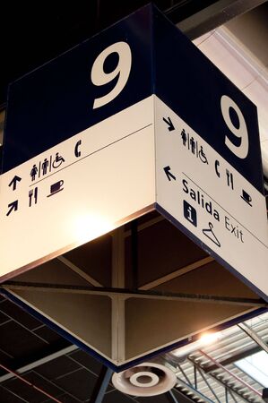 Industrial ceiling picture . Exhibition roomの写真素材