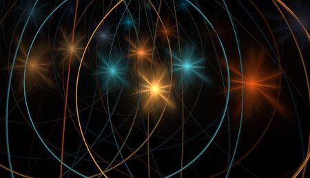 Dark Background with colorsの写真素材