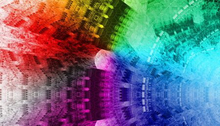 Rainbow background for modern composition.の写真素材
