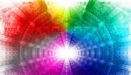 Rainbow background for modern composition.の写真素材