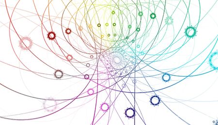 Rainbow background for modern composition.の写真素材