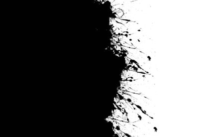 black ink stainsの写真素材