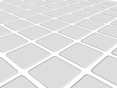 Grey dimensional shapes with highlights and reflectionsの写真素材