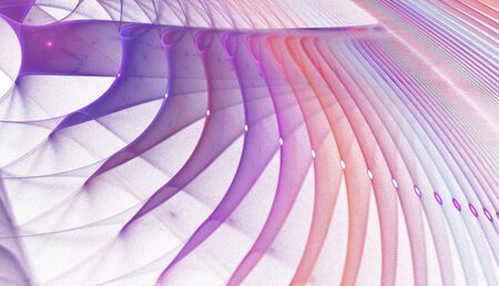 Abstract colorful waves and random circles, backgroundの写真素材